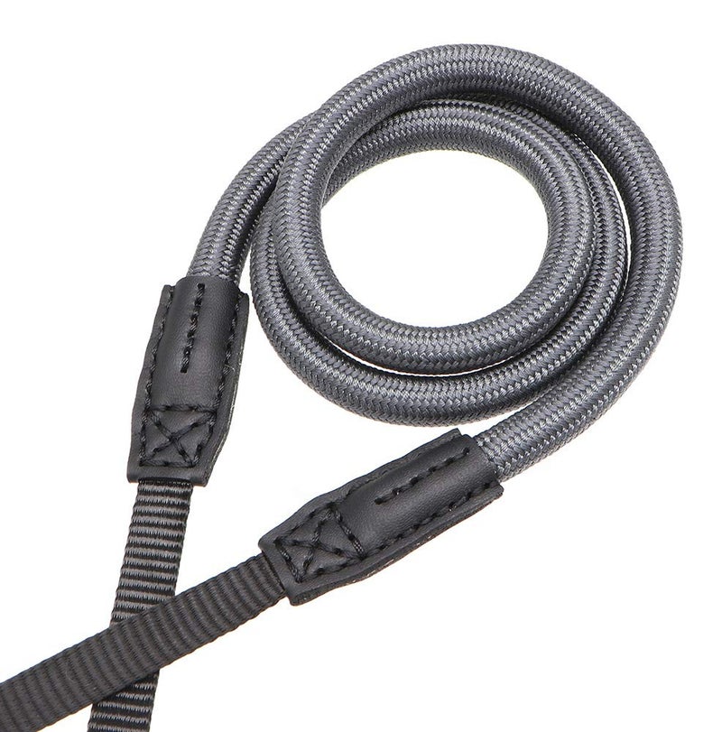 HITHUT Quick Release Camera Neck Strap Shoulder Strap Belt for Mirrorless Digital Cameras Climbing Rope with Quick Release QD Loops Connector with O-Ring Adjustable Length 30-53inch Gray - Image 5